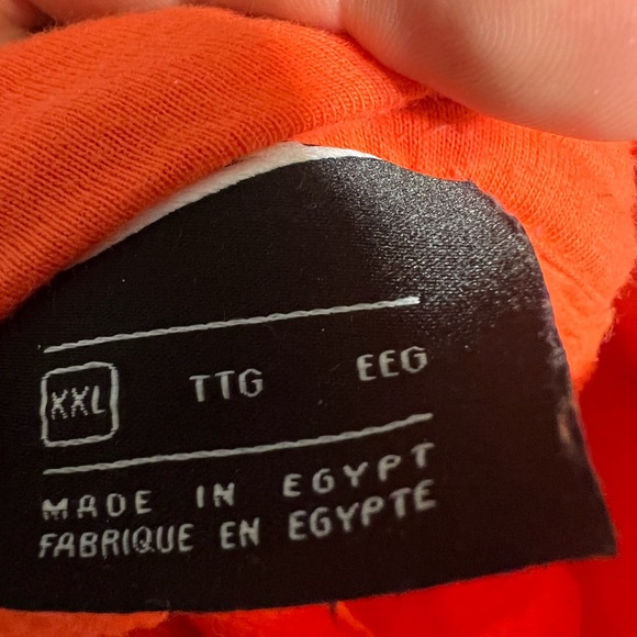 Mens XXL orange Nike hoodie - Picture 3 of 3